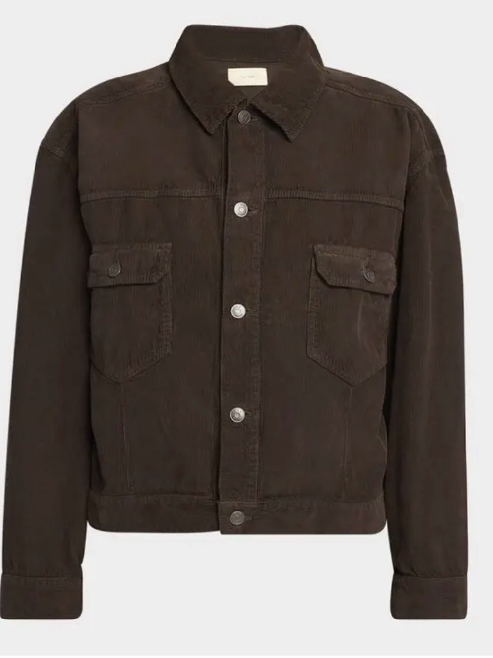 The Row womens Dark Brown Corduroy Jacket - Picture 1 of 7